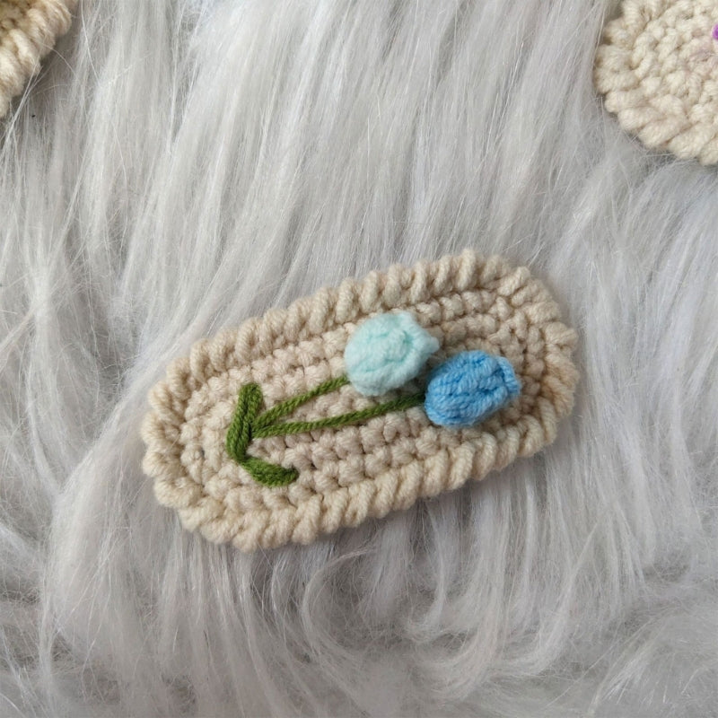 Knitted Woolen Baby Barrettes Cartoon Rabbit Little Girls Hairpins Puppy Cat Toddler Hair Clip Kids Grooming Hair Accessories
