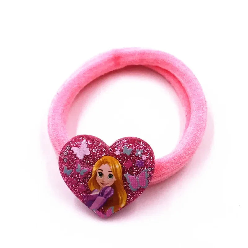 2Pcs Cartoon Princess Disney Mermaid Ariel Shine Hair Clips BB Clips Kids Hairpins Girls Hair Accessories Baby Headdress Gift