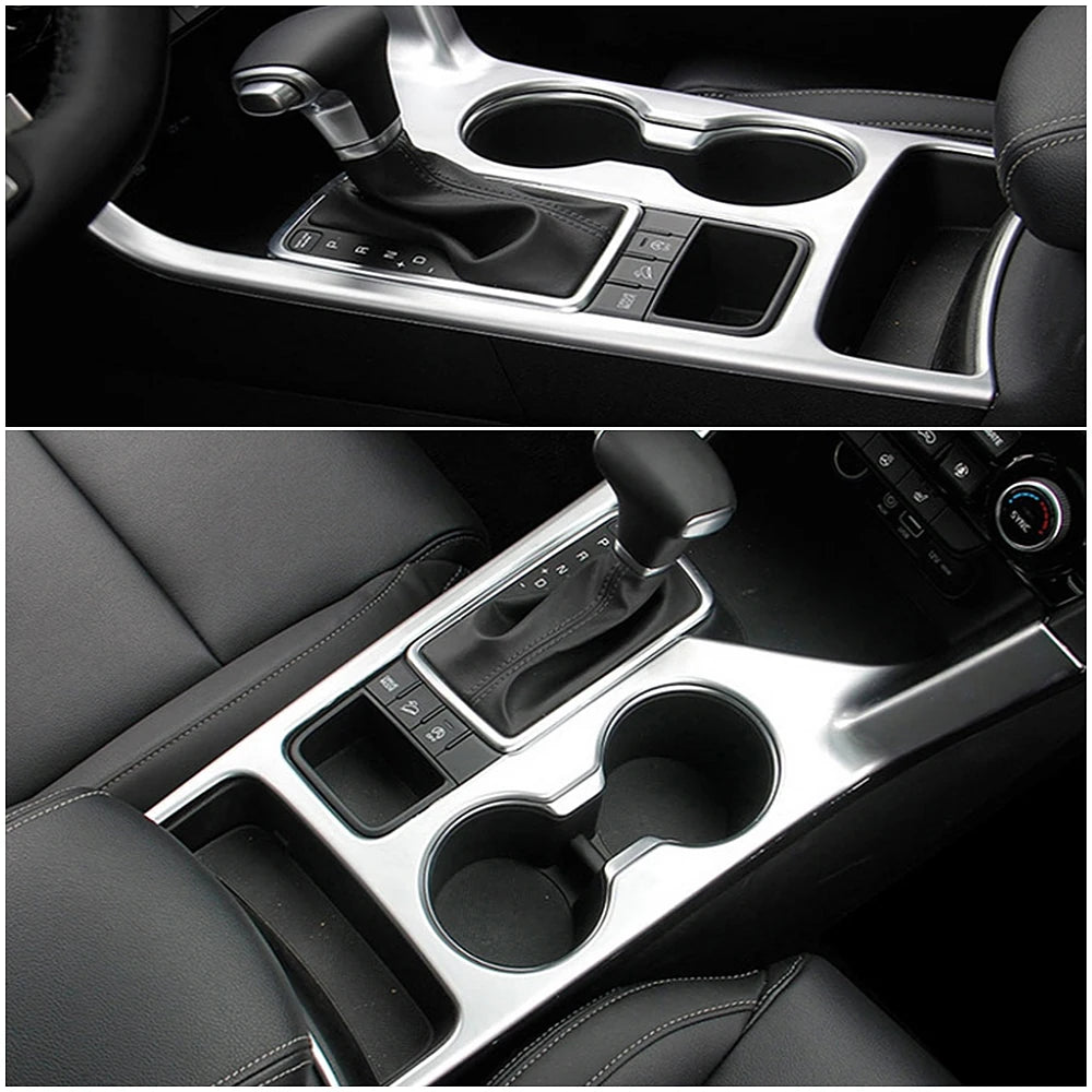 For Kia Sportage QL 2015-2019 Car Central Control Accessories ABS Interior Moulding Garnish Decoration Protection Sticker
