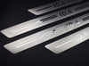 Car Door Sill Scuff Plate Stickers for 2021 Volkswagen ID.4 Stainless Steel Accessories VW ID4 Styling