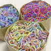 100Pcs/lot Elastic Nylon Rubber Band for Kids Colorful Hairband Hair Accessories Child Hair Ring Head Rope Scrunchies Wholesale