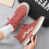 Fashion Trend Canvas Shoes for Men Black Style Couple Skateboard Shoes Casual Round Toe Lace Up Vulcanized Bottom Shoes