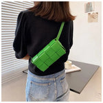 Load image into Gallery viewer, New Mini Trend Leather Woven Bags For Women Luxury Designer Small  Handbags Shopper Evening Cross Shoulder Bag Bolsa Feminina
