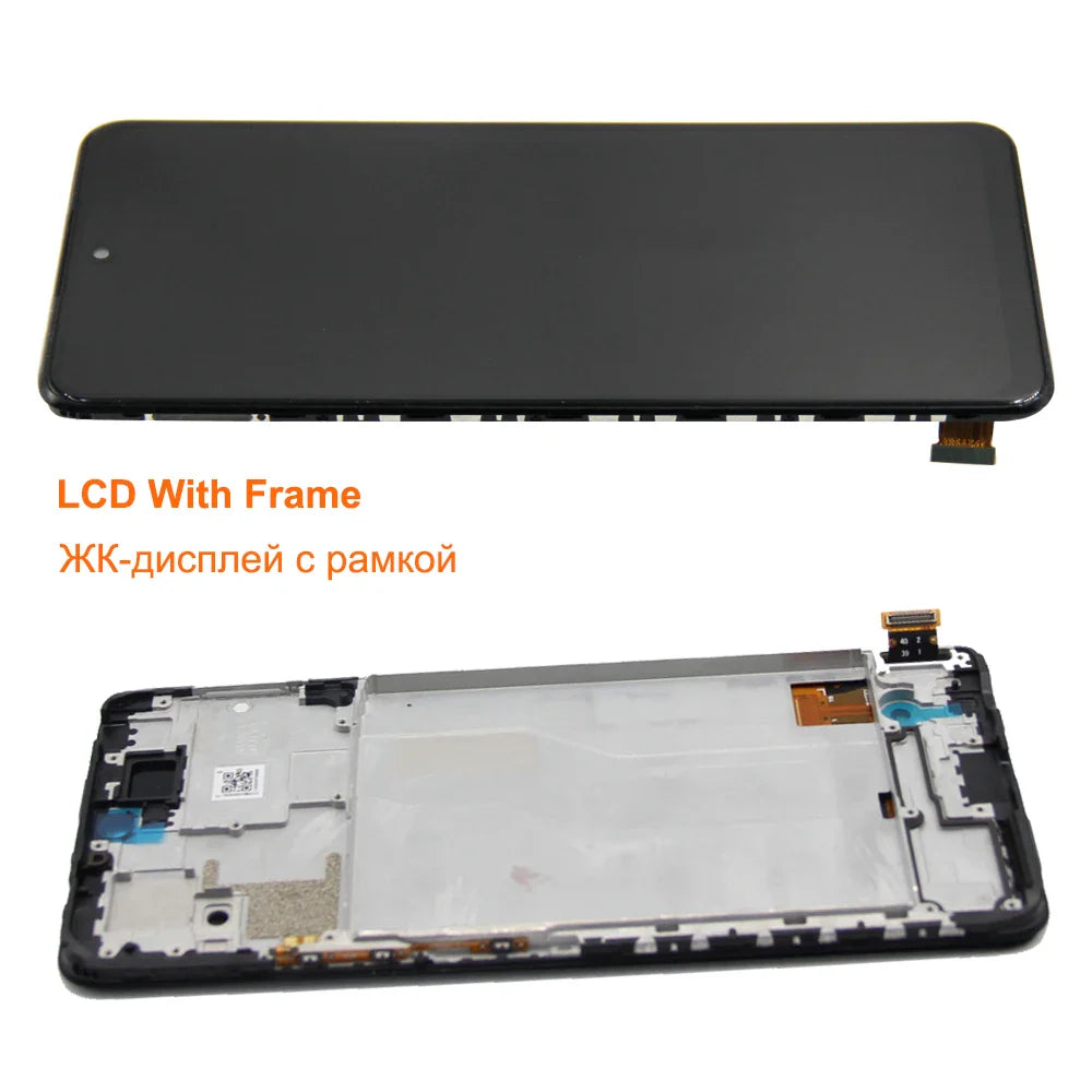 NEW OEM AMOLED for Xiaomi Redmi Note 10 Pro LCD Display Touch Screen Digitizer For Redmi Note 10 Pro M2101K6G M2101K6R + Frame