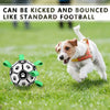 Dog Toys Interactive Pet Football Toys with Grab Tabs Dog Paw Outdoor Training Soccer Balls Pet Bite Chew Toys Dog Accessories