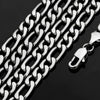 925 Sterling Silver 16-30 Inches Figaro Chain Necklace Men Women Fashion Simple Chain Wedding Christmas Gift Jewelry Accessories