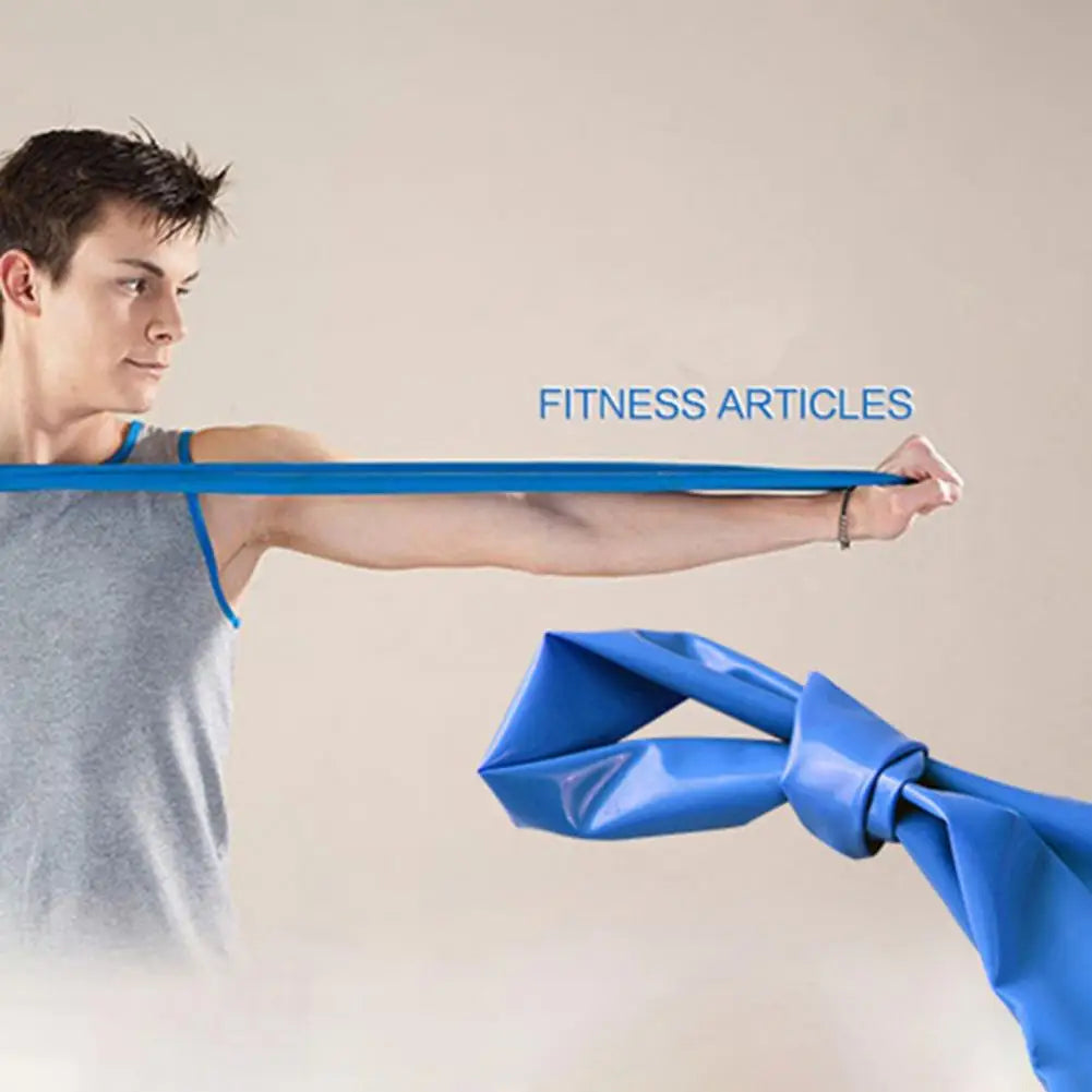 Unbreakable 1 Roll Safe Yoga Elastic Band Stretch Band TPE Fitness Elastic Strap Strong Toughness   Exercise Use