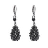 New Light Luxury Crystal Waterdrop Earrings for Women Fashion Rhinestone Earrings Daily Accessories Party Jewelry Birthday Gift