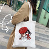 Anime Tian Guan Ci Fu Heaven Official's Blessing Canvas Shopper Tote Bag TGCF Hua Cheng XieLian The Ghost King Umbrella Handbags