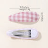 6/10Pcs Fashion Print Hairclips with Paper Jam Girl Waterdrop Broken Hair BB Clip Handmade Hairpin Headwear Kid Hair Accessories