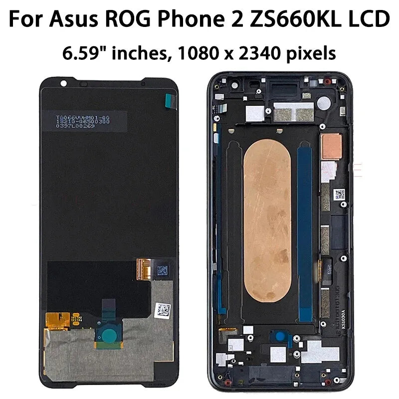 Super AMOLED Series Screen LCD For ASUS ROG Phone 1 2 3 5 5S 5S Pro 5 Pro 6 6 Pro 7 7 Ultimate LCD Touch Screen Digitizer Assemb