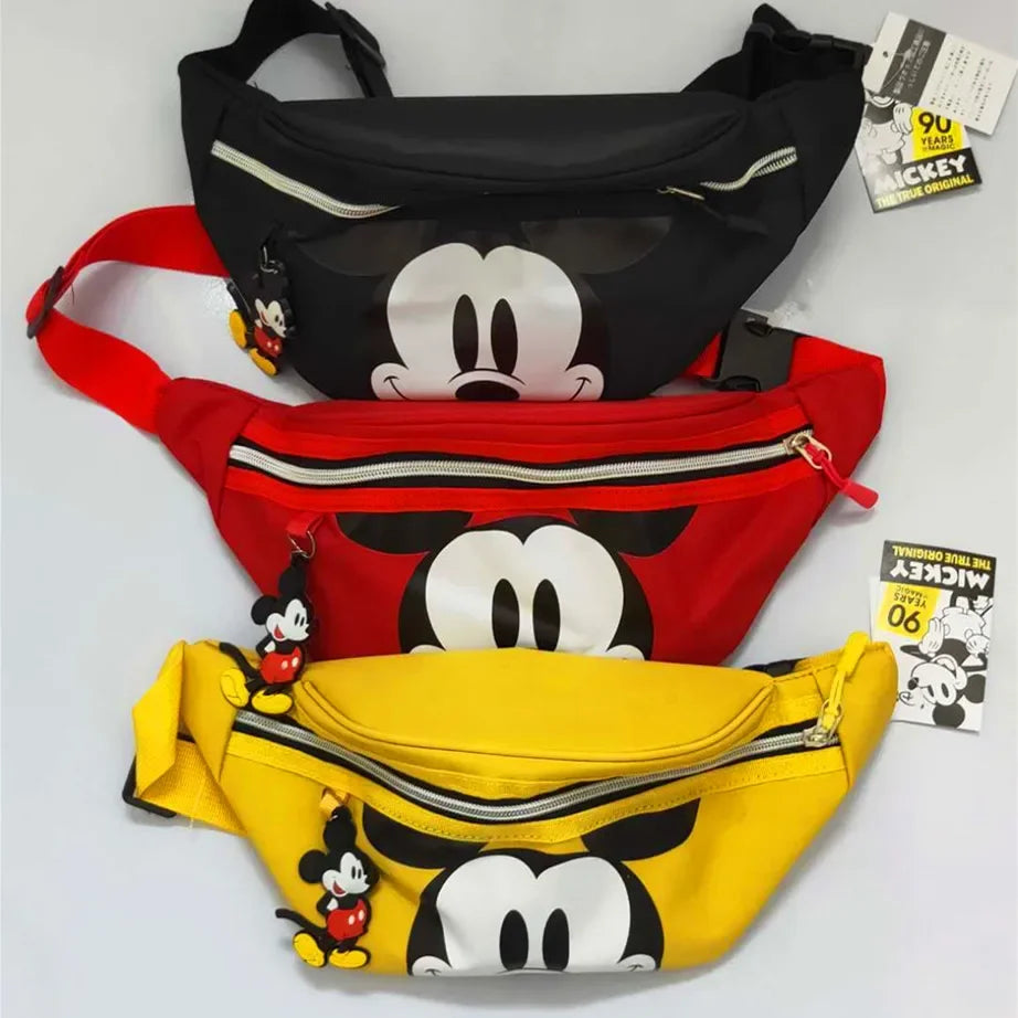 Disney's new Mickey Crossbody Bags belt bag Mickey Mouse shoulder bag chest bag boys girls handbag