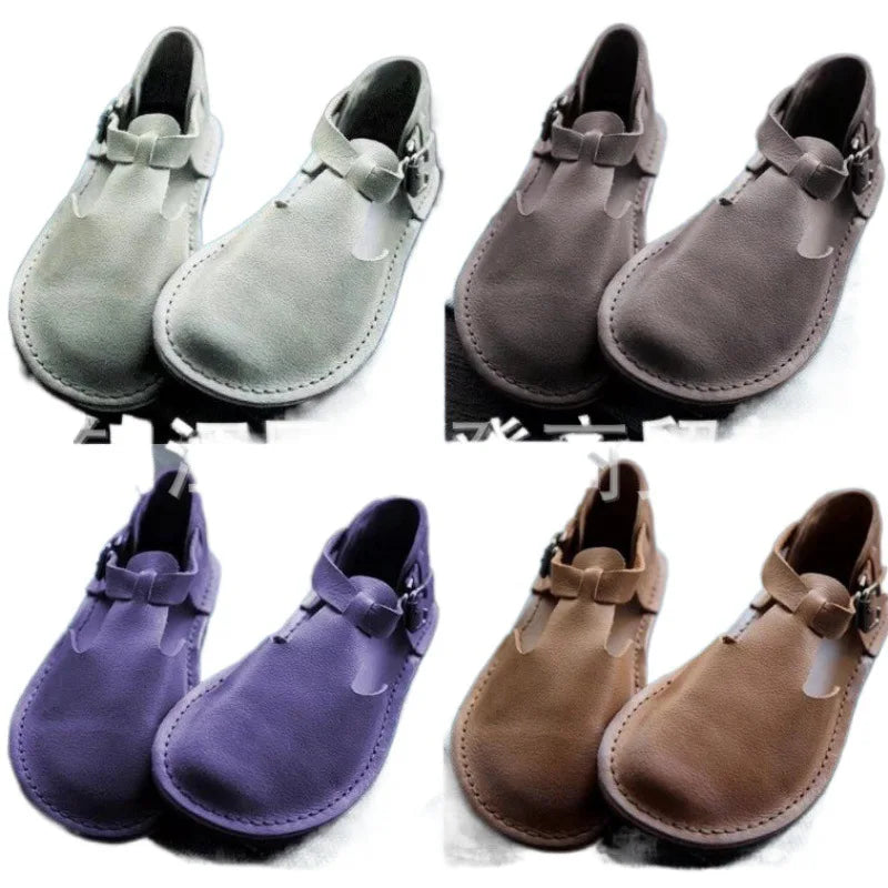 Round Toe Shoes Woman 2024 Modis Female Footwear Loafers With Fur Casual Sneaker New Cute Dress Slip-on Flat PU Leisure TPR Soli