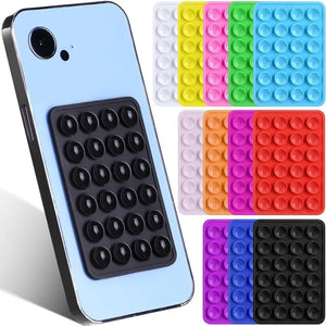 Back Sticker Suction Cup Mobile Phone Holder Silicone Cup Mat Smartphone Wall Stand for Glass Ceramic Tiles Smooth Walls