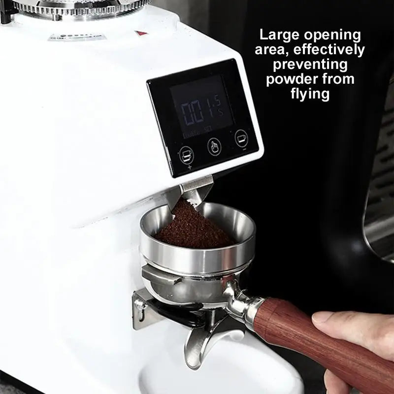 Coffee Grinder Rings Espresso Anti-Flying Accessories Coffee Anti-Flying Powder Rotating Ring For Home Restaurant Cafe