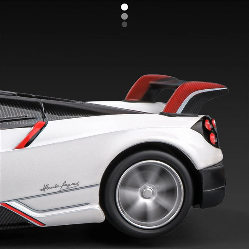 1:32 Pagani Huayra BC Alloy Sports Car Model Diecast Metal Toy Car Model Simulation Sound and Light Collection Children Toy Gift