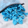 5Pcs/Set Solid Hairpins for Baby Grosgrain Ribbon Bows Hair Clips Boutique Handmade Headwear Girls Baby Hair Accessories