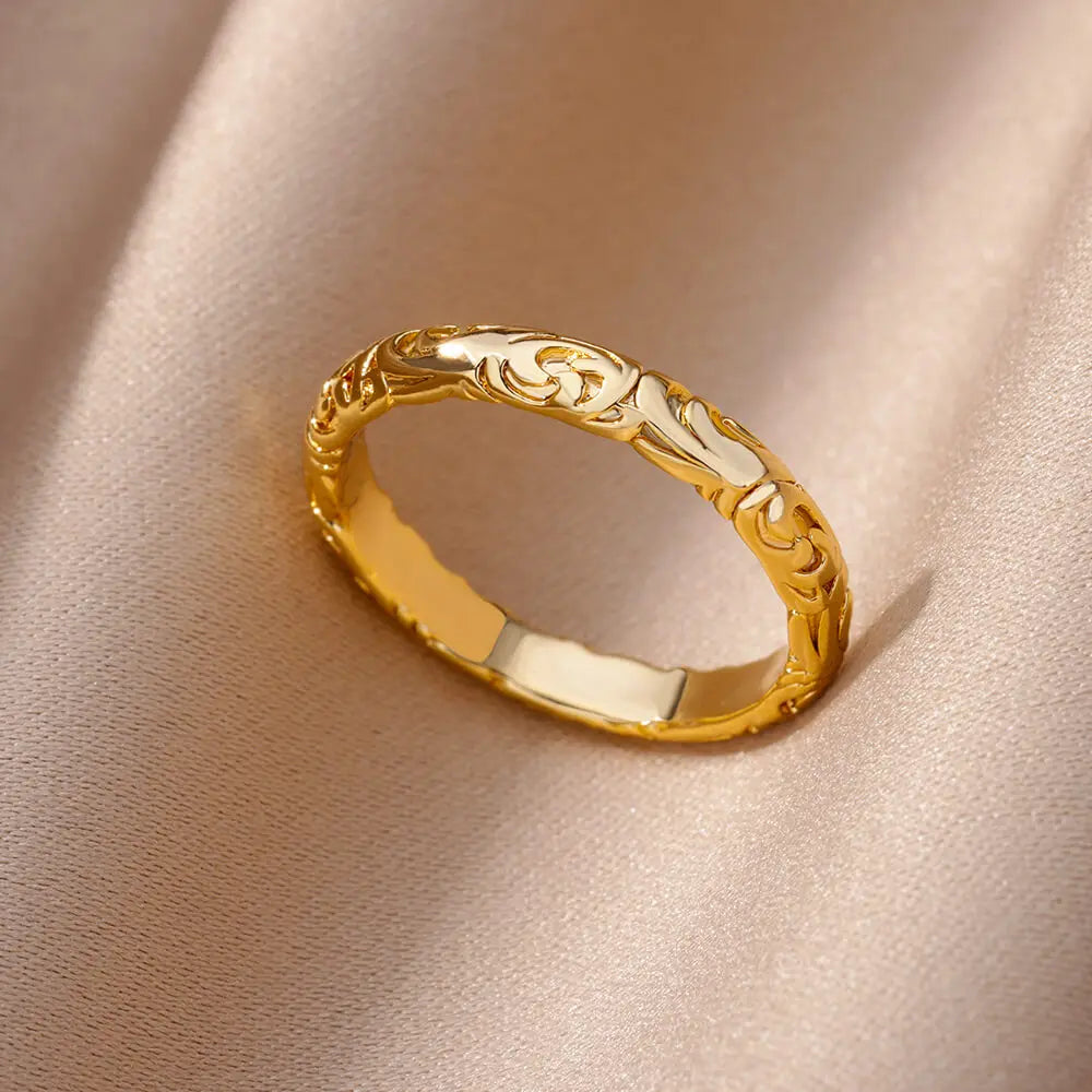 14 styles stainless steel ring for women simple couple gold color finger rings wedding jewelry 2024 trendy gifts anillos mujer