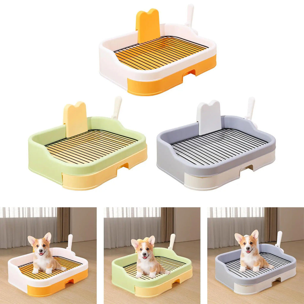 Dog Toilet Dog Potty Pan Pet Accessories Cleaning Tool Reusable Portable Easy to Clean Puppy Training Potty Tray Dog Potty Tray