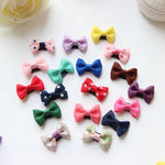 Load image into Gallery viewer, 10-50Pcs/lot Candy Color Baby Mini Bow Hair Clips Safety Hair Pins Barrettes for Children Girls Kids Ribbon Hair Accessories
