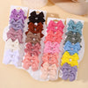 10Pcs/lot Solid Color Ribbon Baby Bows Hair Clips for Baby Girls Handmade Bowknot Hairpin MiNi Barrettes Kids Hair Accessories