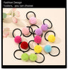 ncmama 16Pcs/lot Sweet Girls Animal Hair Ball Hair Ring Rubber Baby Hair Bands Kids Headwear Korean Hair Accessories Ornaments