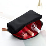 Load image into Gallery viewer, Small Makeup Bag Simple Solid Color Cosmetic Storage Bag for Women Pouch Toiletry Bag Waterproof Make Up Purses Case Mini
