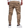 New Men's  Casual Sports Pants Sweatpants Male Jogger Cargo Harem Pencil Pants Trousers Multi-pocket Sweatwear