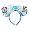 Merry Christmas Mickey Mouse Ears Headband Disney Girl Hair Accessories For Women Candy Cane Hairband Kids Xmas Headwear