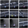 Korean The Snowflake Necklaces Female New Stainless Steel Necklace Simple Christmas Crystal Pendant Collarbone Chain Jewlery