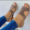 Ladies Shoes on Sale 2023 New Fashion Solid Leopard Print Women's Sandals Summer Casual Outdoor Women Fish Mouth Shoes Zapatos