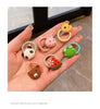 50PCS Girls Cartoon Flower Fruit Elastic Hair Bands Cute Ponytail Hold Hair Tie Rubber Bands Scrunchie Kids Hair Accessories