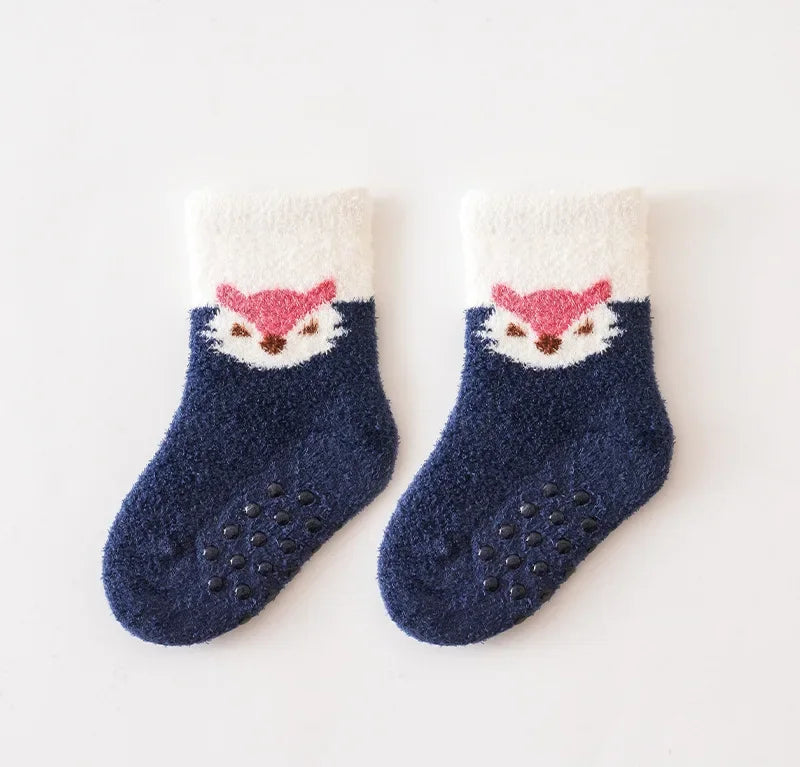 Autumn Winter Thick Warm Baby Stockings Super Soft Middle Tube Socks for Newborn Infant Toddler Boys Girls Mid Calf Long Socks