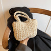 Handmade Woven Women's Bag 2024 New Fashion, Leisure and Popular Beach Bag Handbag, Exquisite Grass Woven Bag