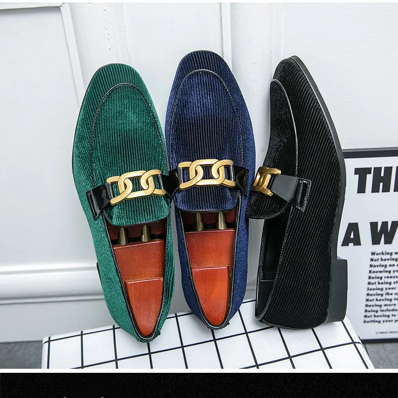 High-quality Luxury Green Moccasins Men Brand Suede Loafers Fashion Tassel Flat Casual Shoes Men Breathable Slip On Shoes 2024