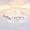 Fine 925 Sterling Silver Original romantic Gypsophila star Bangles for women bracelets fashion party wedding accessories jewelry