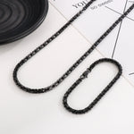 Load image into Gallery viewer, KALEN 5mm Bizantine Link Chain Bracelet &amp; Necklace Jewelry Set Men Women Stainless Steel 304 Fashion New In
