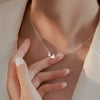 Korea Temperament Cute Swallow Literary Short Silver Color Clavicle Chain Temperament Trendy Female Necklace Jewlery