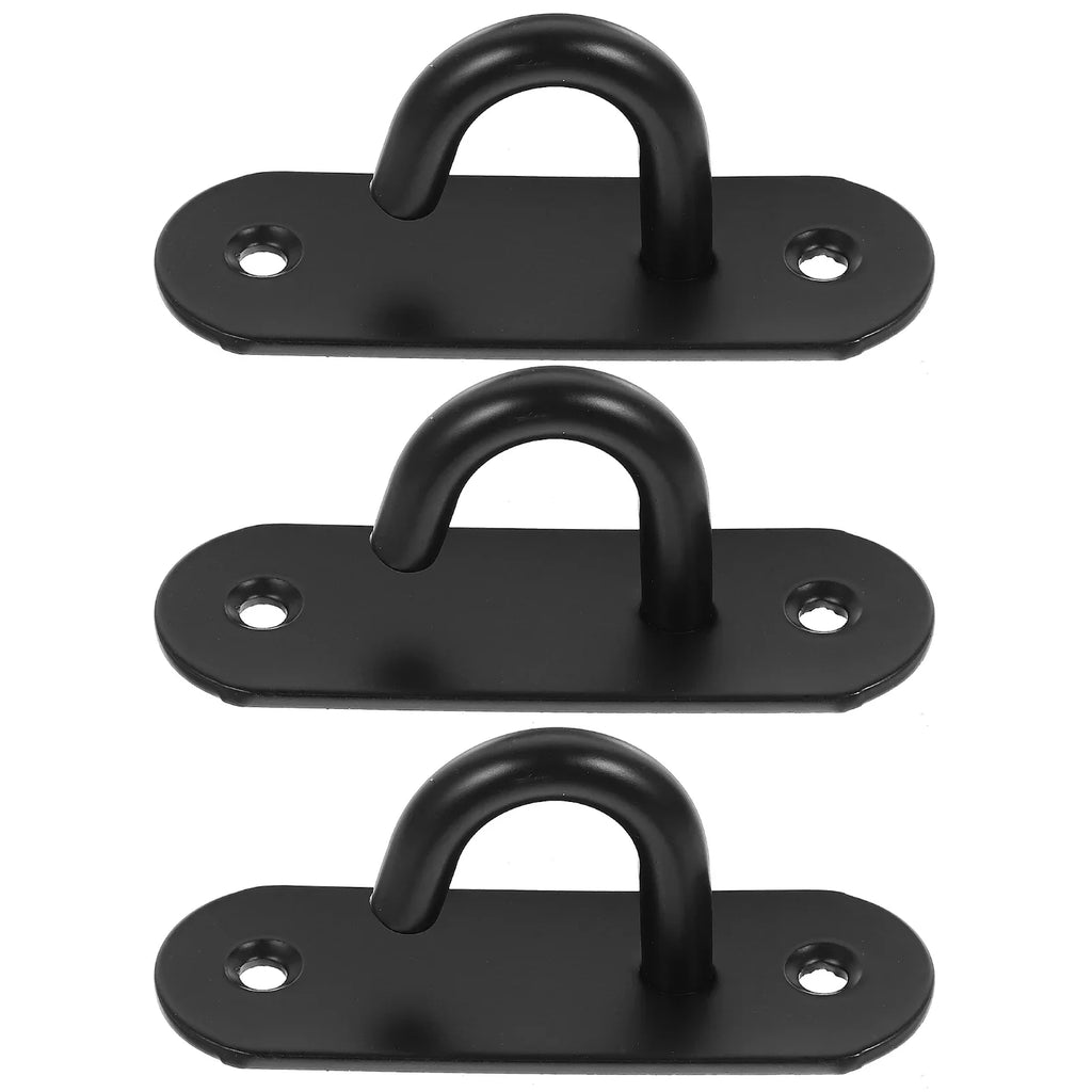 3 Pcs Wall Anchor Ceiling Hangers Resistance Bands Clothes Rack Hammock Hooks Yoga Strap Swing for Exercise Station