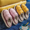 New Women Men Slippers Winter Warm Plush Waterproof Thick Sole Shoes Casual Flats Home Couples Non Slip Soft Furry Slides