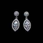 Load image into Gallery viewer, Chic Marquise Cubic Zirconia Dangle Earrings for Women Fashion Luxury Bride Wedding Earrings Good Quality Ear Jewelry E8278
