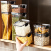 Sealed Plastic Food Storage Box Candy Dried Jars Fridge StorageTank Containers Household Items Kitchen Organizer 460ml 700ml