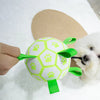 Dog Toys Interactive Pet Football Toys with Grab Tabs Dog Paw Outdoor Training Soccer Balls Pet Bite Chew Toys Dog Accessories