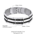 Load image into Gallery viewer, Fashion Stainless Steel Magnet Square Bracelet for Women Men Daily Accessaries Birthday Party Holiday Jewlery Gifts for Friends
