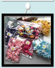 2PCS Colorful Hand-painted Graffiti Fruits Cute Girls Kids Elastic Hair Bands Hair Accessories Children Hair Ties Baby Headwear