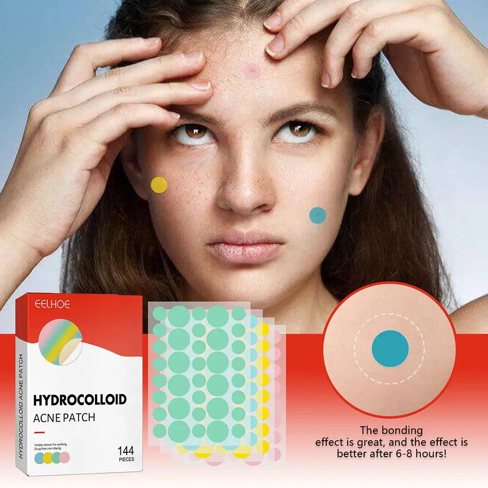 Facial Acne Remover Pimple Patch Face Skin Care Freckle Mask Beauty Health Acne 144pcs Pimple Treatment Scar Beauty Patches C8T1