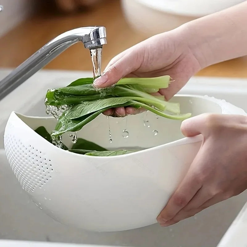 Rice Drain Basket Kitchen Items Fruit and Vegetable Draining Sieve Small Tools Multipurpose Device Baskets Drainer Gadgets Bar