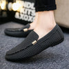 Spring and Summer Men's Loafers Large Size Light and Comfortable Flat Shoes Men's Breathable Non-slip Soft Casual Canvas Shoes