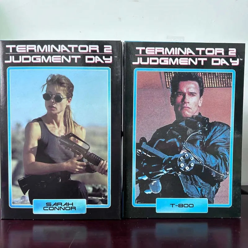 NECA Terminator 2 Judgment Day T-800 Sarah Connor Arnold Schwarzenegger Action Figure Model Toys Collection Birthday Giift