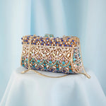 Load image into Gallery viewer, XIYUAN Women Rhinestones Clutch Purse Red Minaudiere Bag For Party Wedding Crystal Evening Bags Handbag Bridal Clutches Bag Lady

